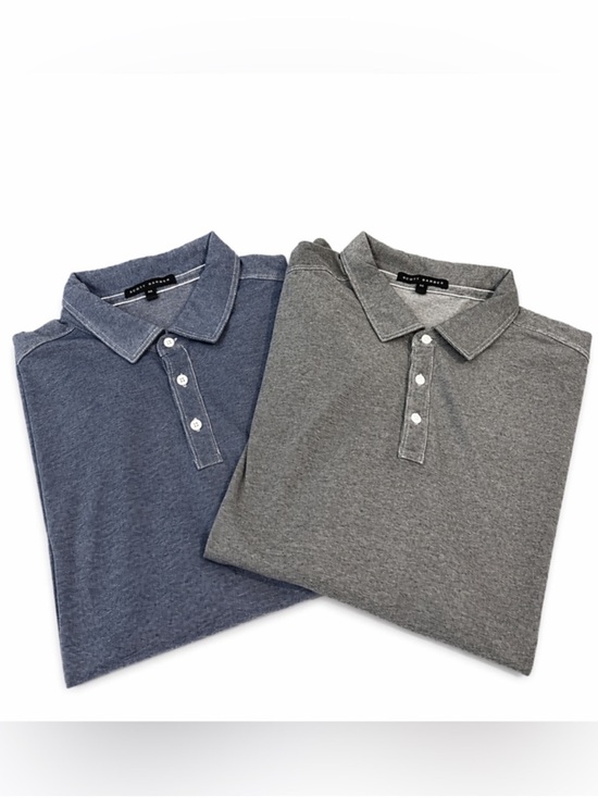 Robert Barakett Other - 2 Bundle Robert Barakett Heather Polo Shirts - 1 Blue & 1 Gray. Size XXL